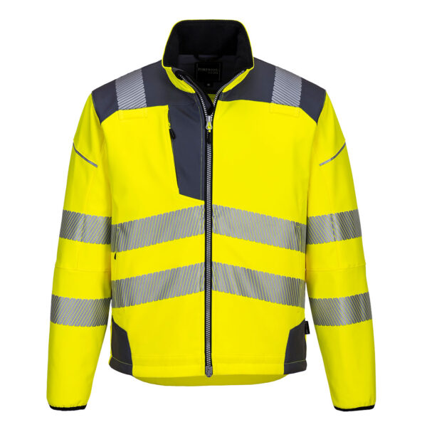 PW3 T402 HI-VIS SOFTSHELL TYÖTAKKI - Image 3